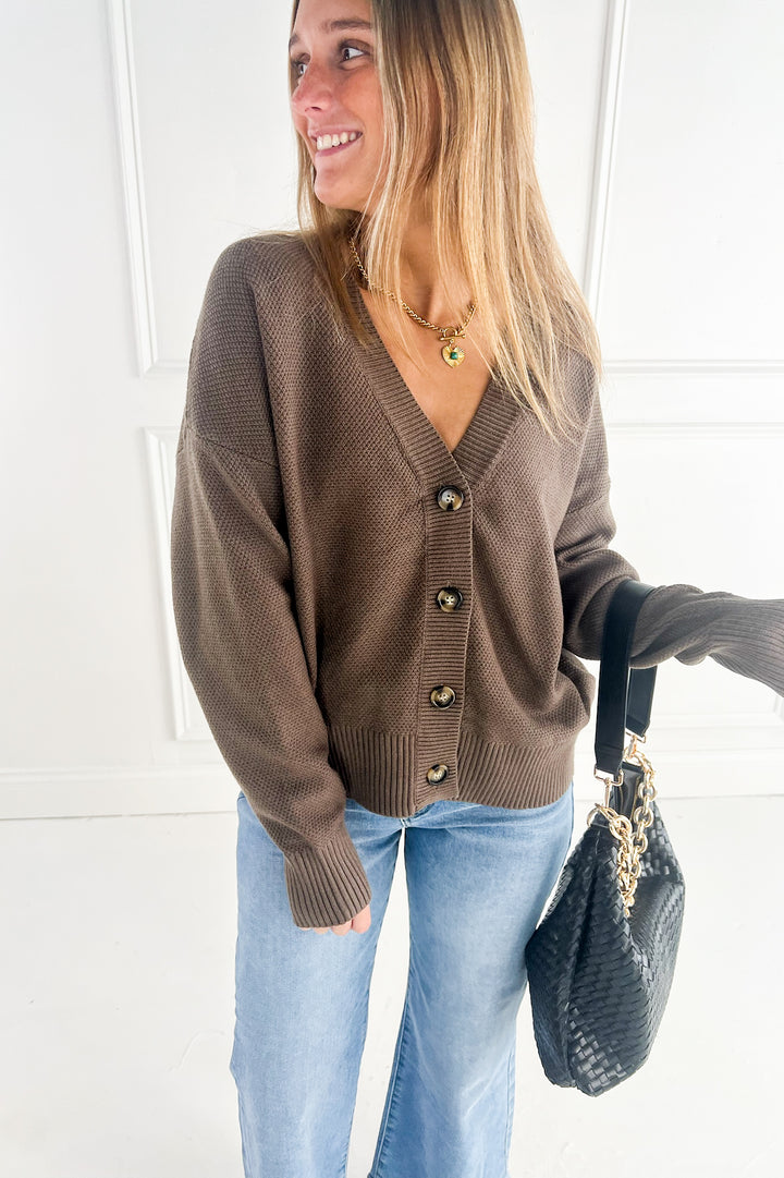 Adley Button Down Cardigan by Thread & Supply