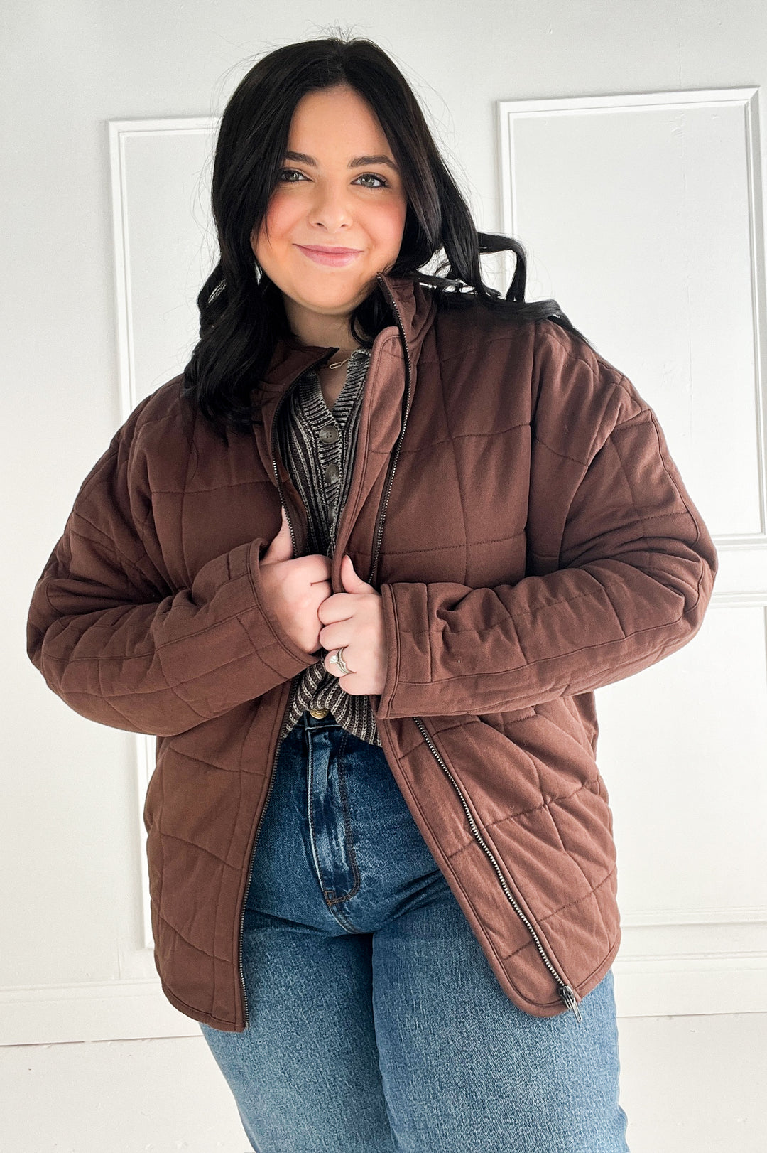 Dixie Quilted Zip-Up Jacket