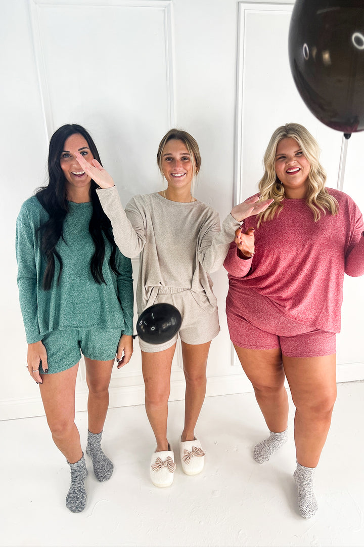 Curvy Long Sleeve PJ Set