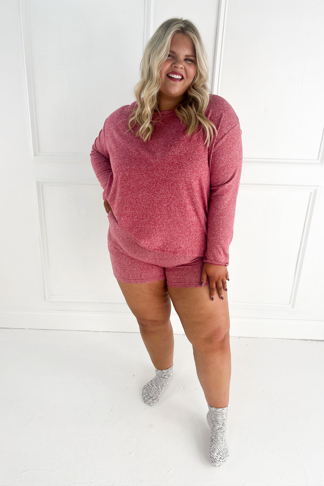 Curvy Long Sleeve PJ Set