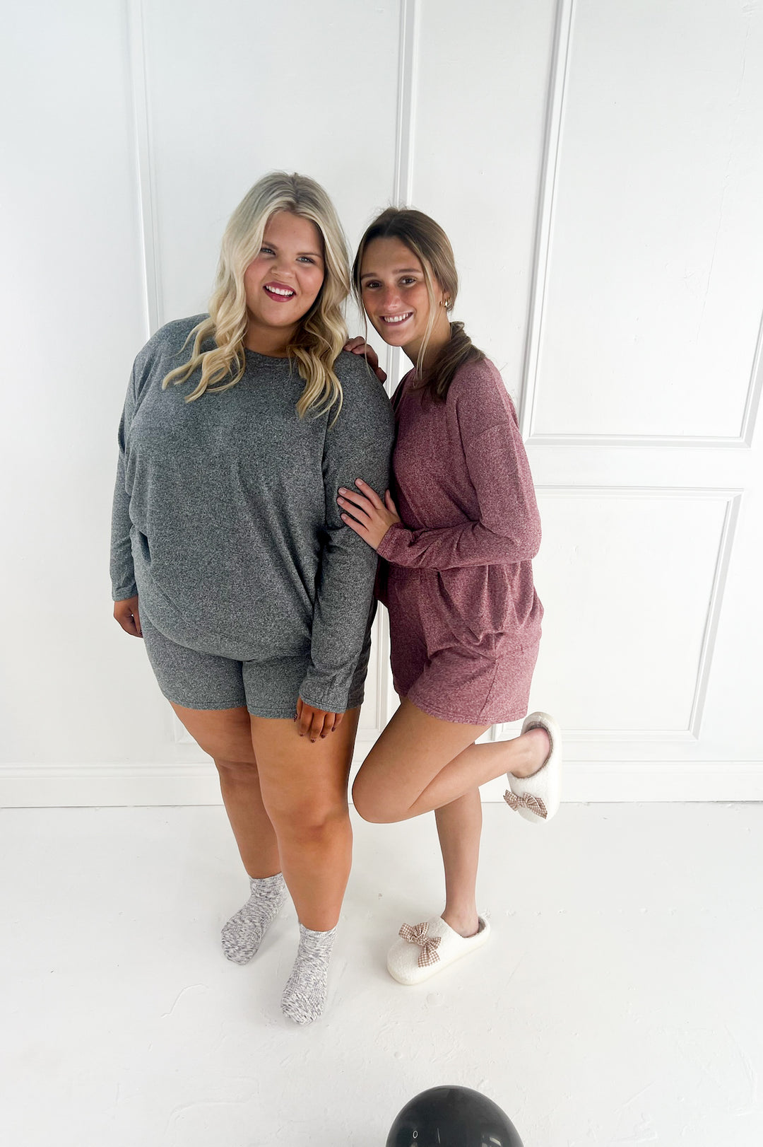 Curvy Long Sleeve PJ Set