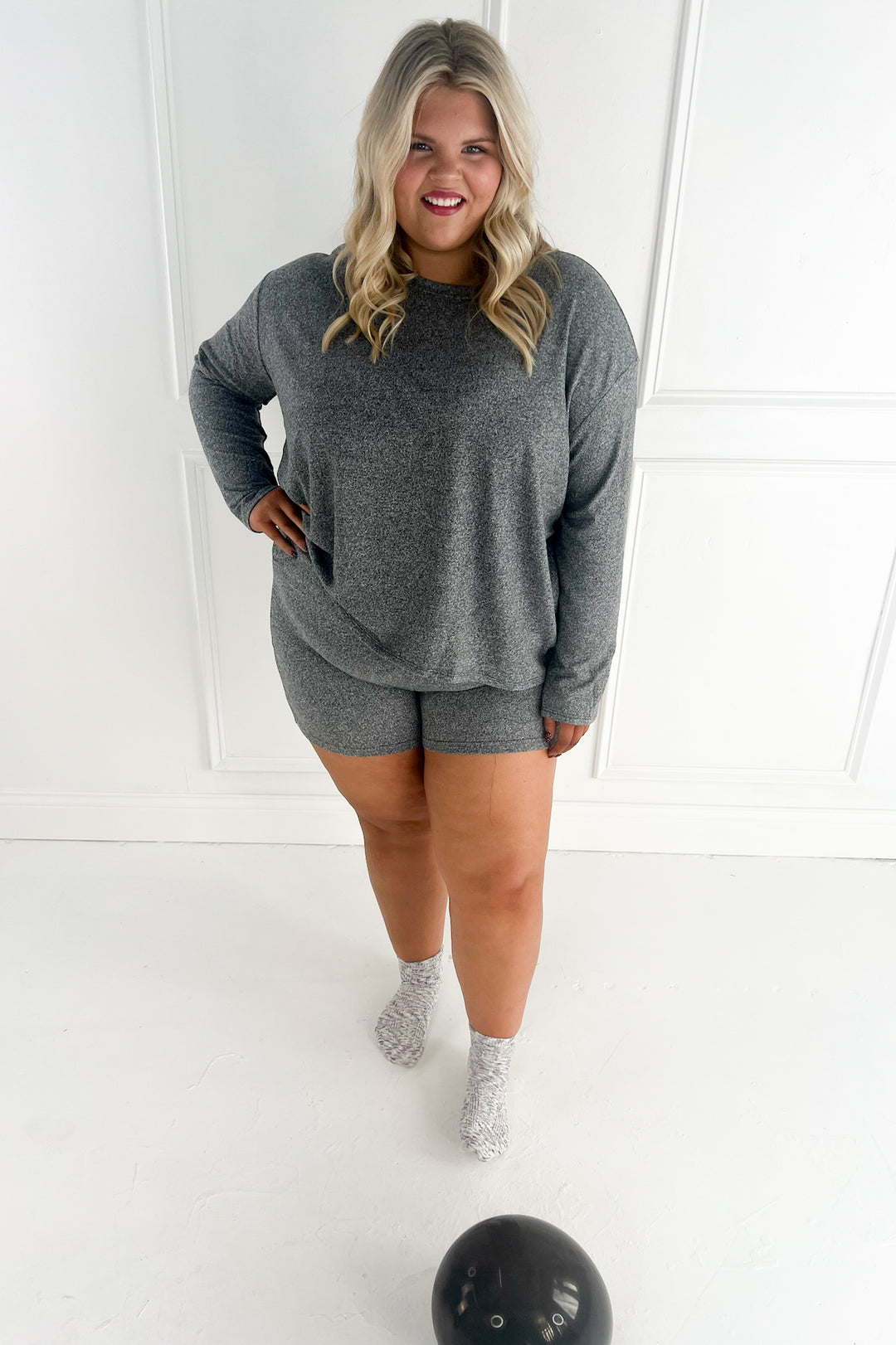 Curvy Long Sleeve PJ Set