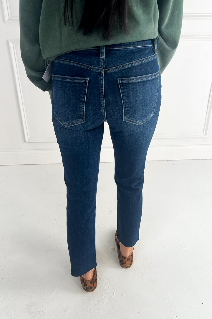 Rachael Fab Ab Raw Hem Mom Jeans | Kut from the Kloth