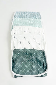 5 Pack Softe Burp Cloths - Nordic