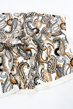 Neutral Paisley Scarf