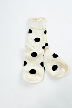 Polka Dot Lace Socks