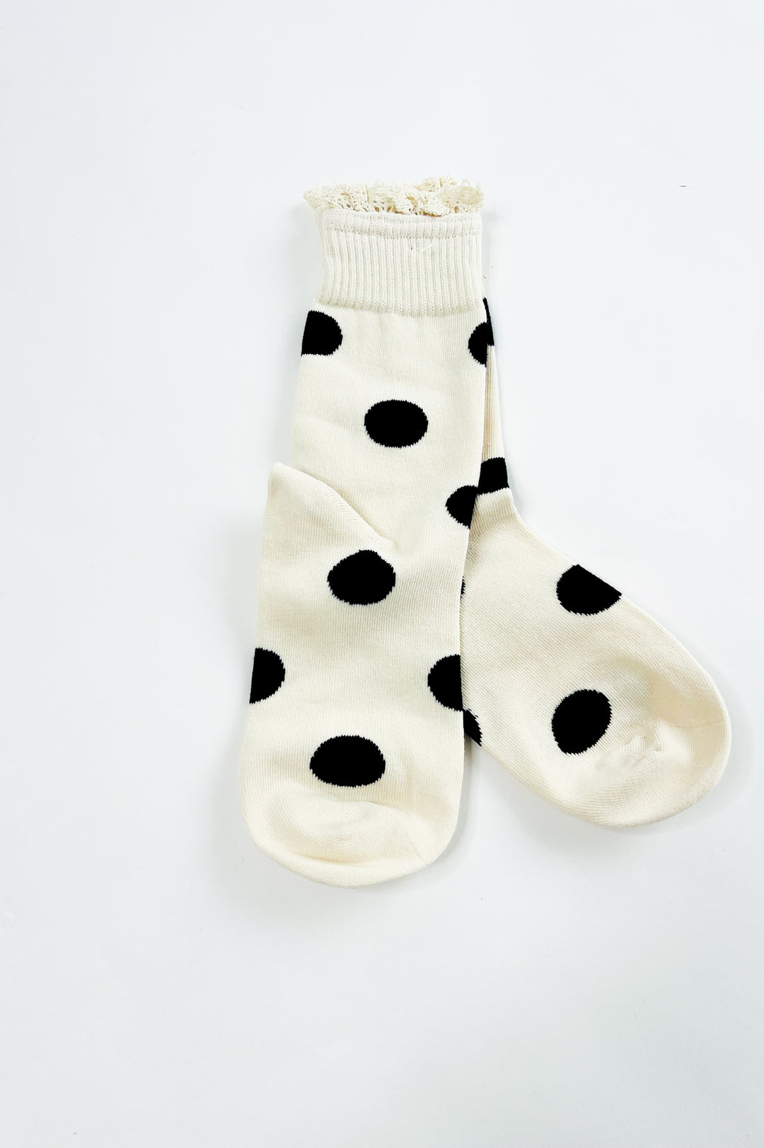 Polka Dot Lace Socks