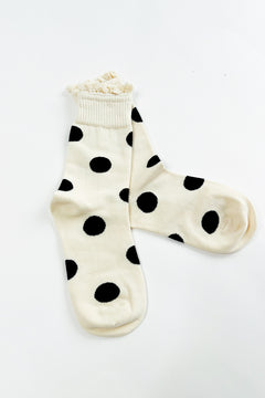 Polka Dot Lace Socks