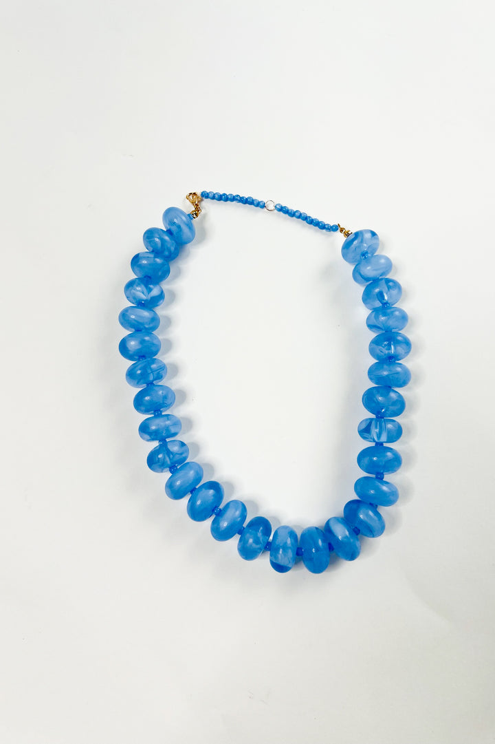 Chunky Beaded Natural Statement Necklace