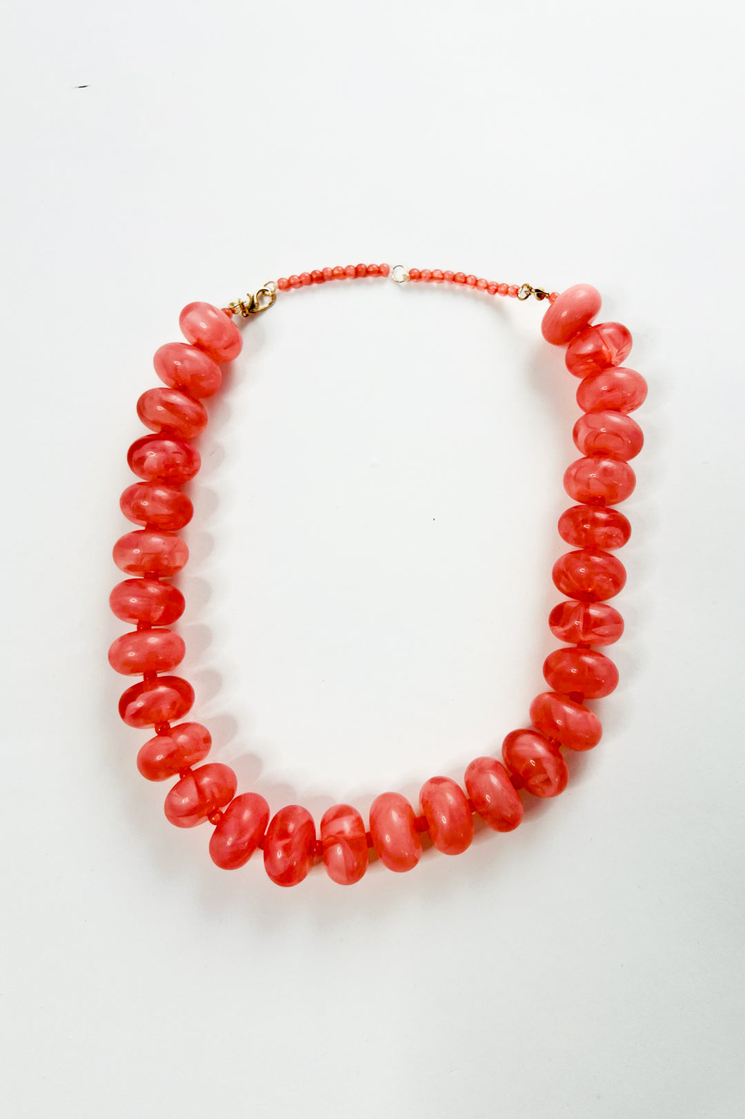 Chunky Beaded Natural Statement Necklace