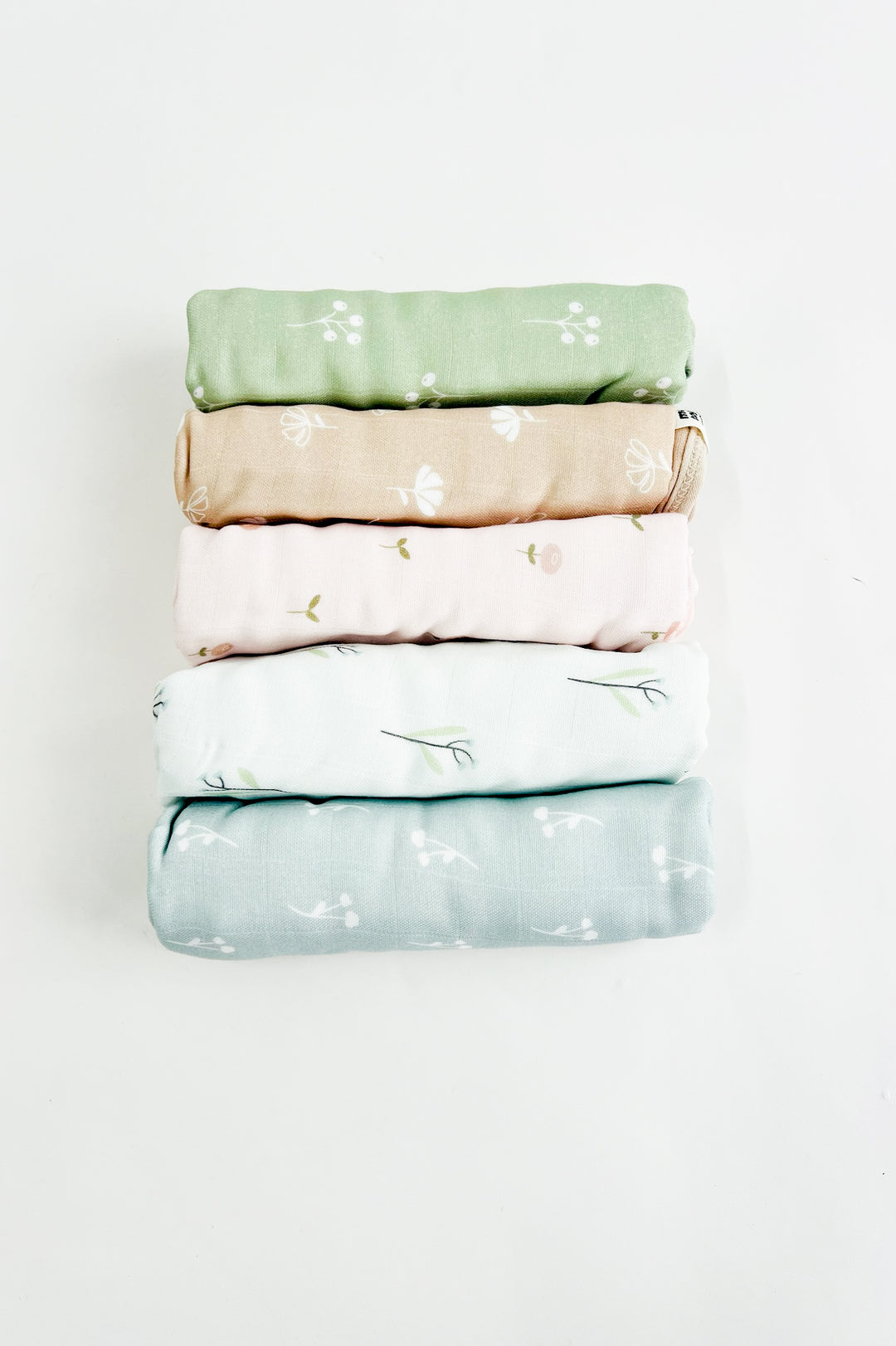 5 Pack Lumi Muslin Burp Cloths- Wild Bloom