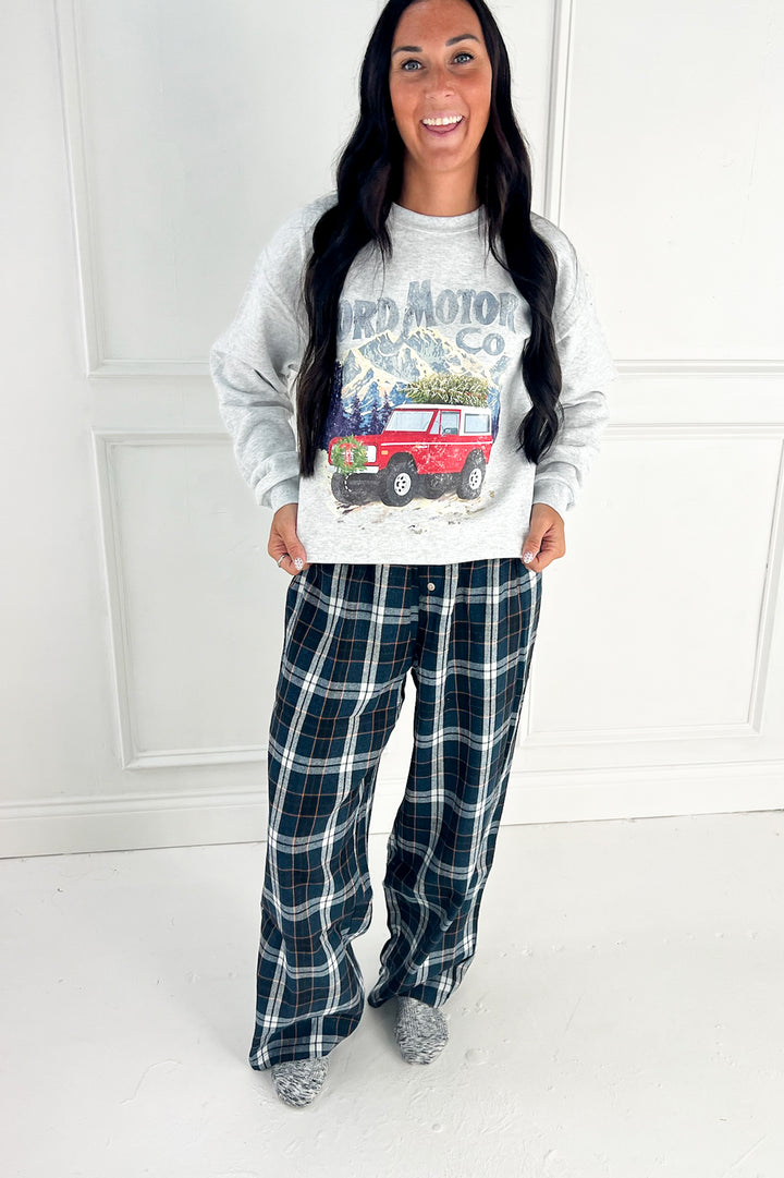 Red Bronco Christmas Sweatshirt