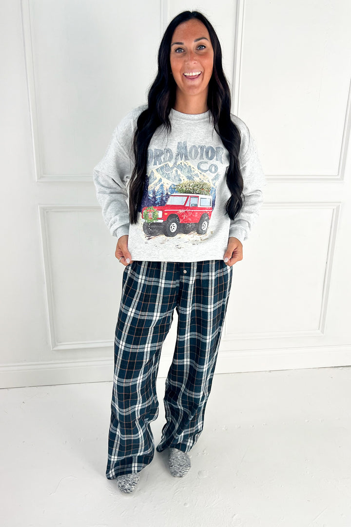 Red Bronco Christmas Sweatshirt