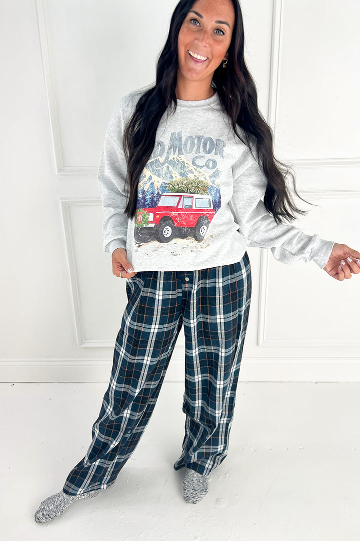 Red Bronco Christmas Sweatshirt