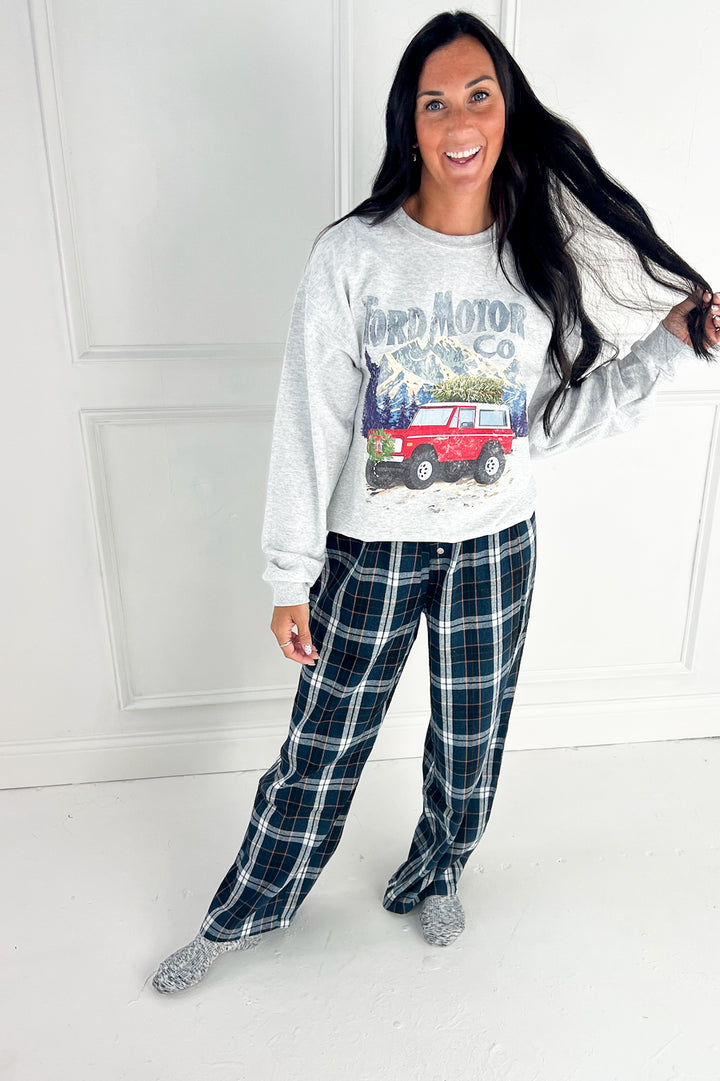 Red Bronco Christmas Sweatshirt