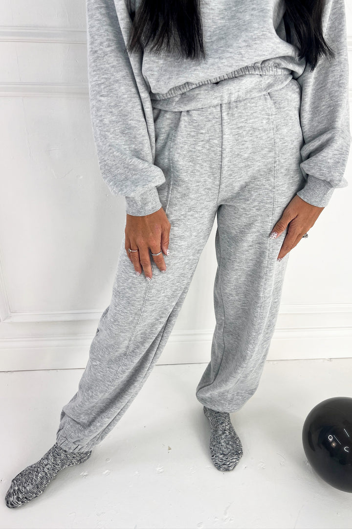 Seam Detail Joggers & Cropped Sweatshirt Set