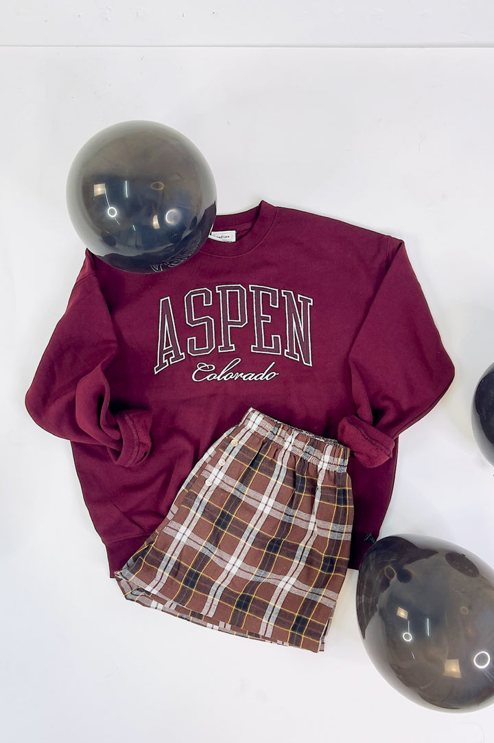 Aspen Colorado Fleece Graphic Sweatshirt