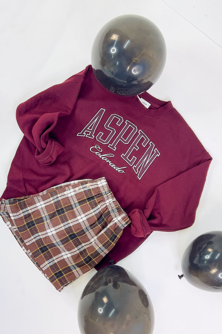 Aspen Colorado Fleece Graphic Sweatshirt
