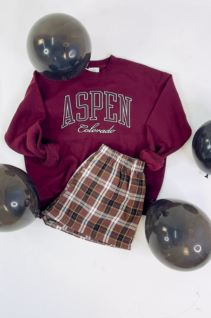 Aspen Colorado Fleece Graphic Sweatshirt