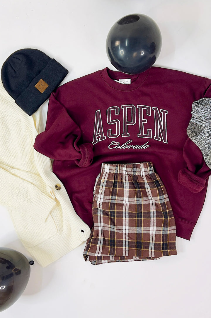 Aspen Colorado Fleece Graphic Sweatshirt