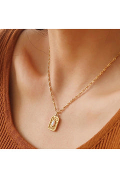 Elanie 18K Stone of Sun Necklace