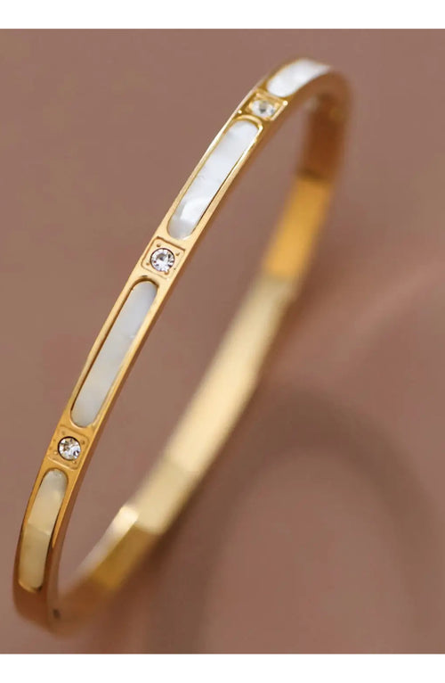 Waterproof Gold Bangle Bracelet