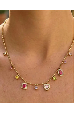 Daiselle 18K Gold Charm Necklace