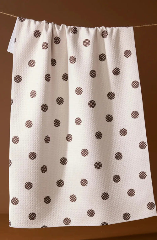 Polka Picnic Tea Towel
