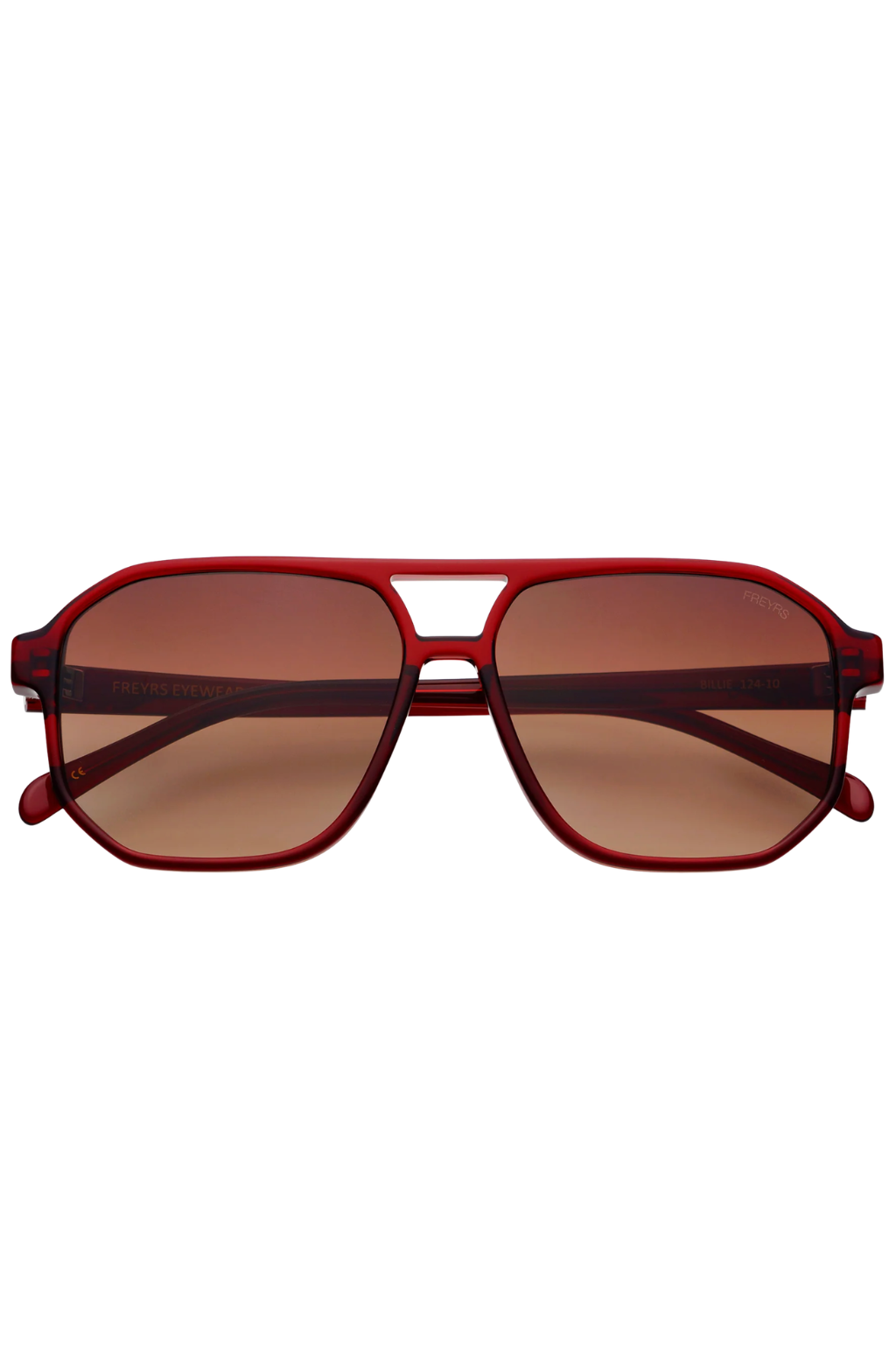 Billie Aviator Sunglasses - Dark Cherry