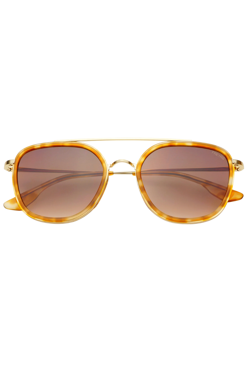 Weston Light Tortoise Unisex Round Sunglasses | From Freyrs