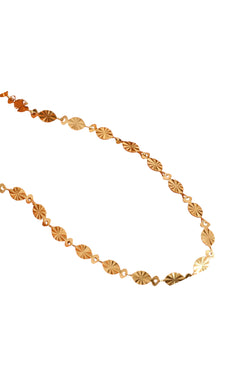 Classic Oval Chain 18K Gold Necklace