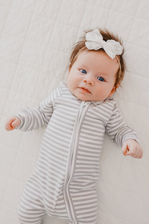 Everest Zip-Up Footie Pajamas | Copper Pearl