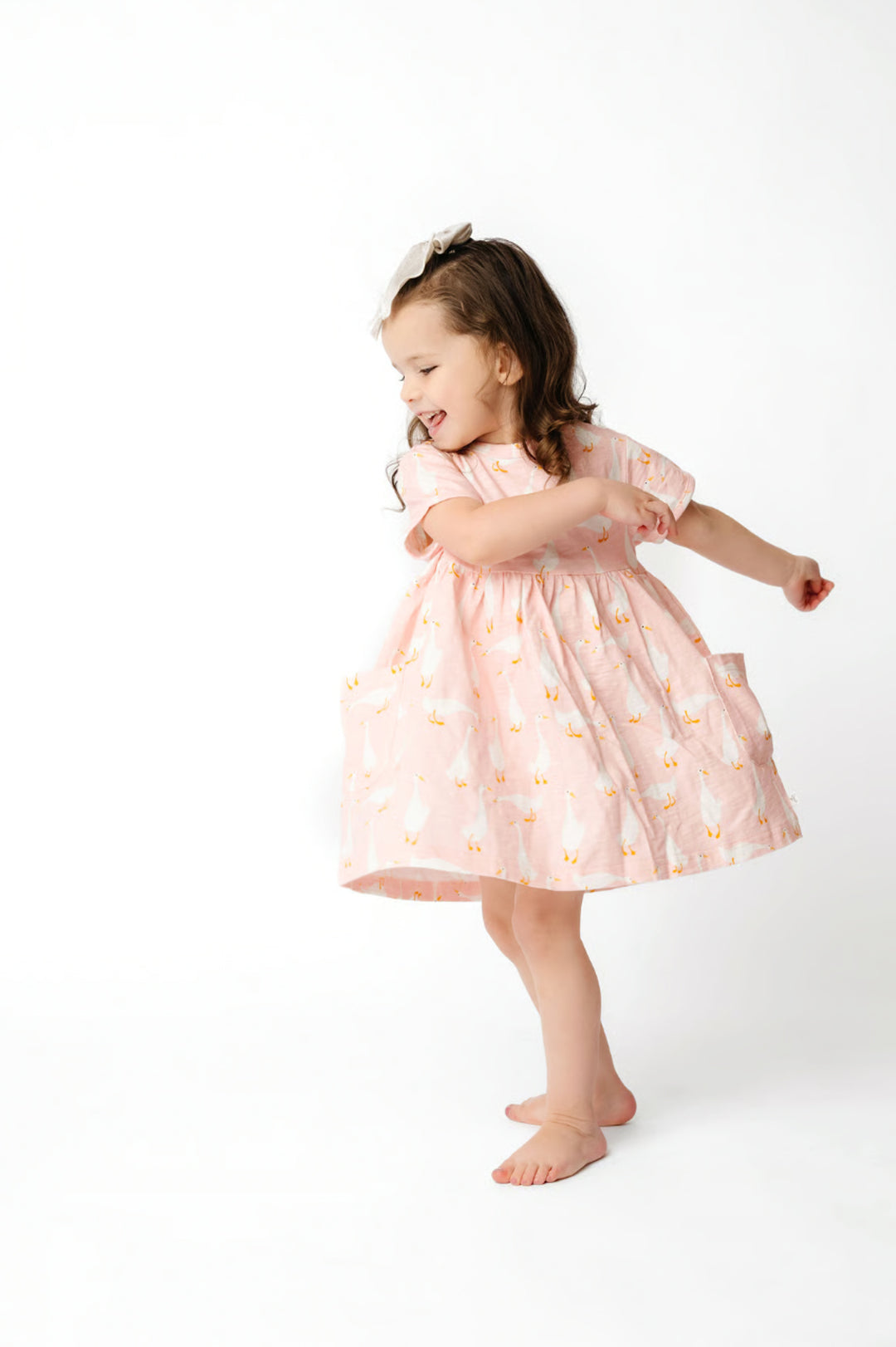 Goosie T-Shirt Dress | Copper Pearl