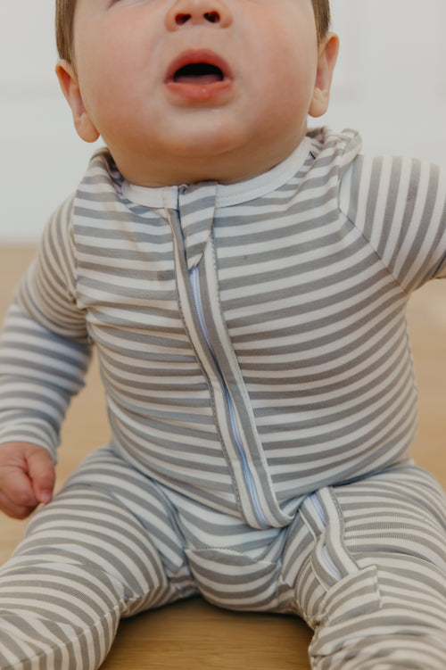 Everest Zip-Up Footie Pajamas | Copper Pearl