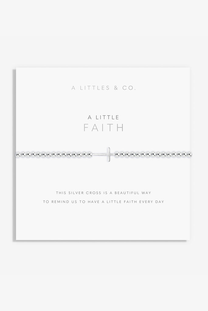 Faith Cross Bracelet | Silver