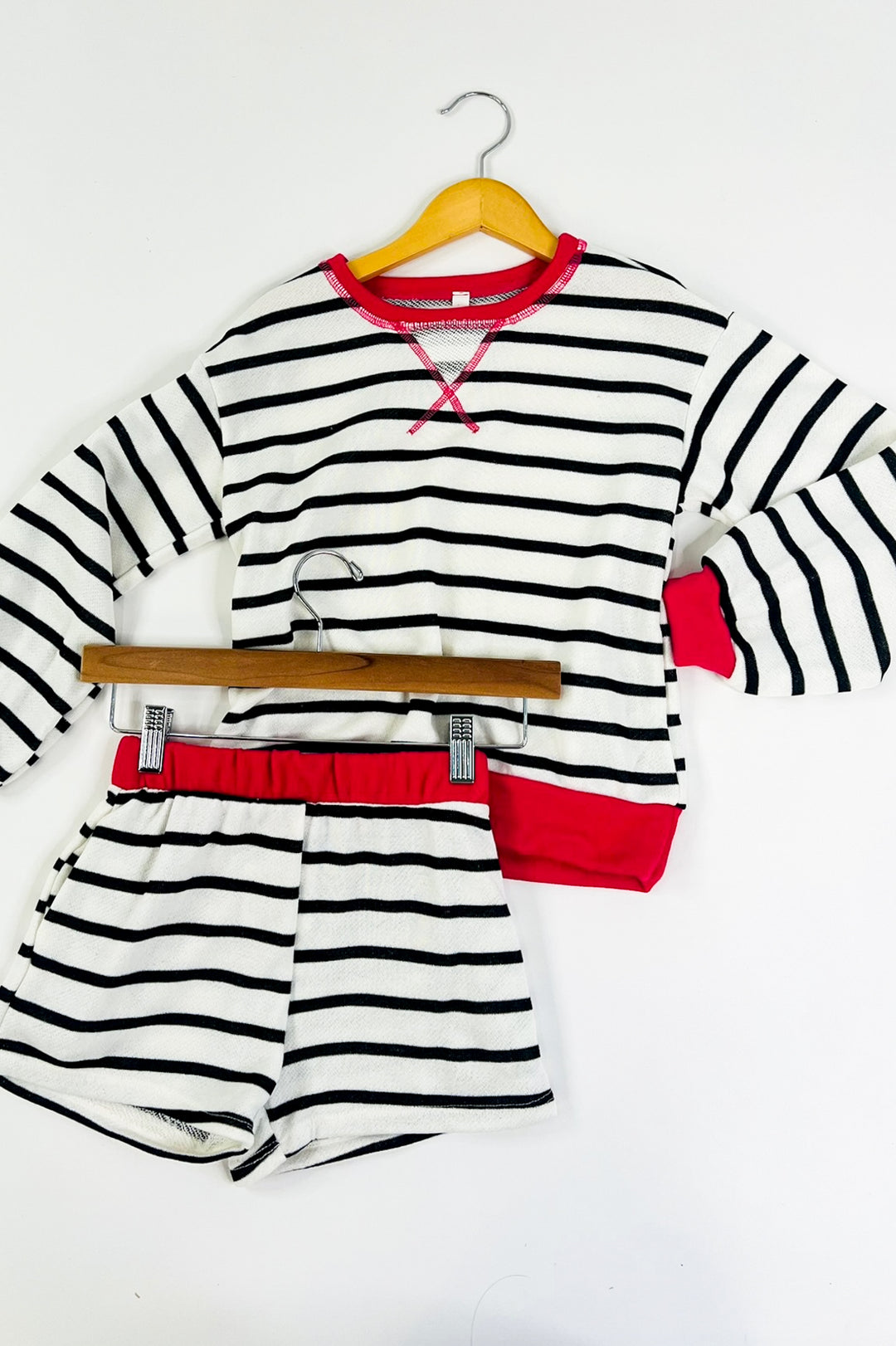 Stripe French Terry Sweatshirt
