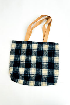 Autumn Days Plaid Tote Bag