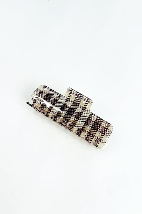 Classic Plaid Claw Hair Clip