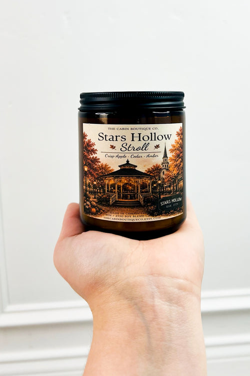 Stars Hollow Candle Collection – 9oz Amber Jar