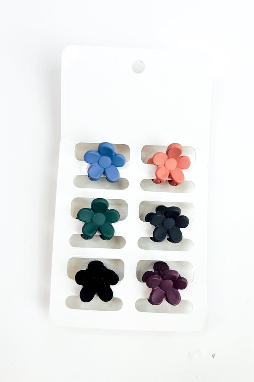 Mini Hair Claw Clips – Set of 6