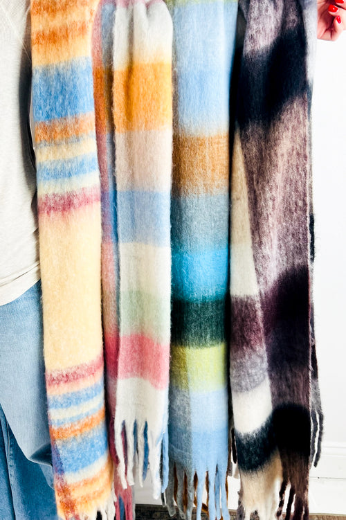 Cozy Days Oversized Plaid Scarf