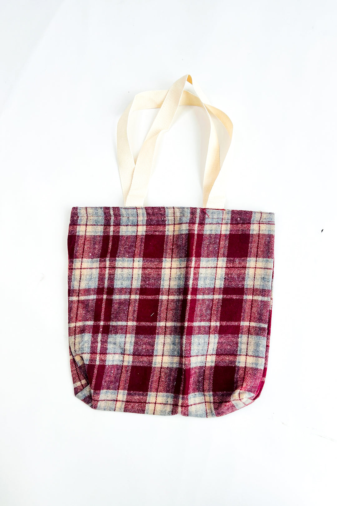 Autumn Days Plaid Tote Bag