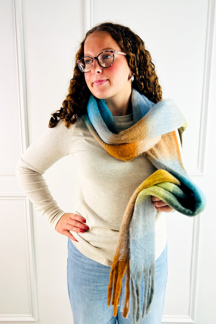 Cozy Days Oversized Plaid Scarf