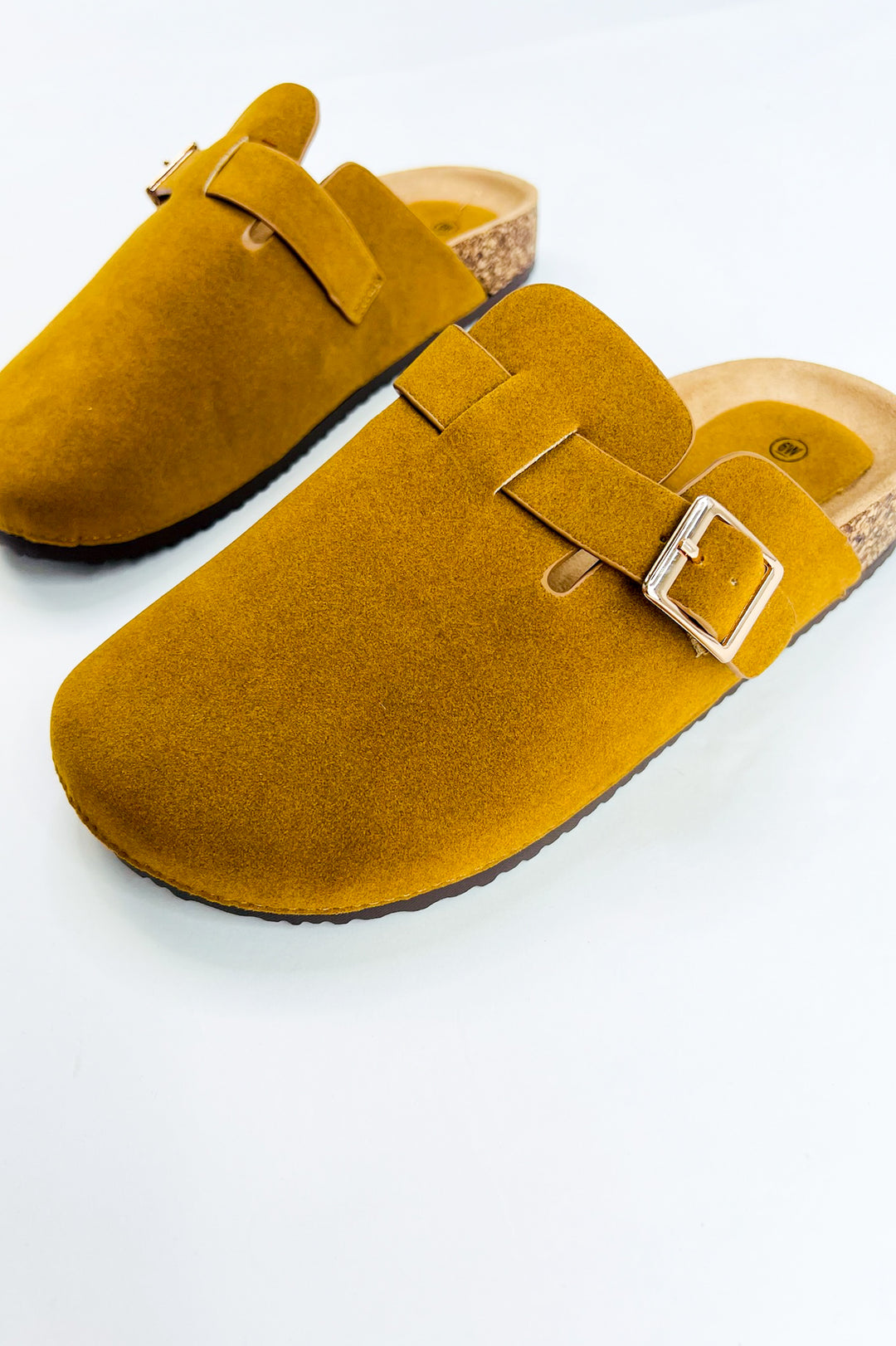 Everyday Suede Buckle Clog