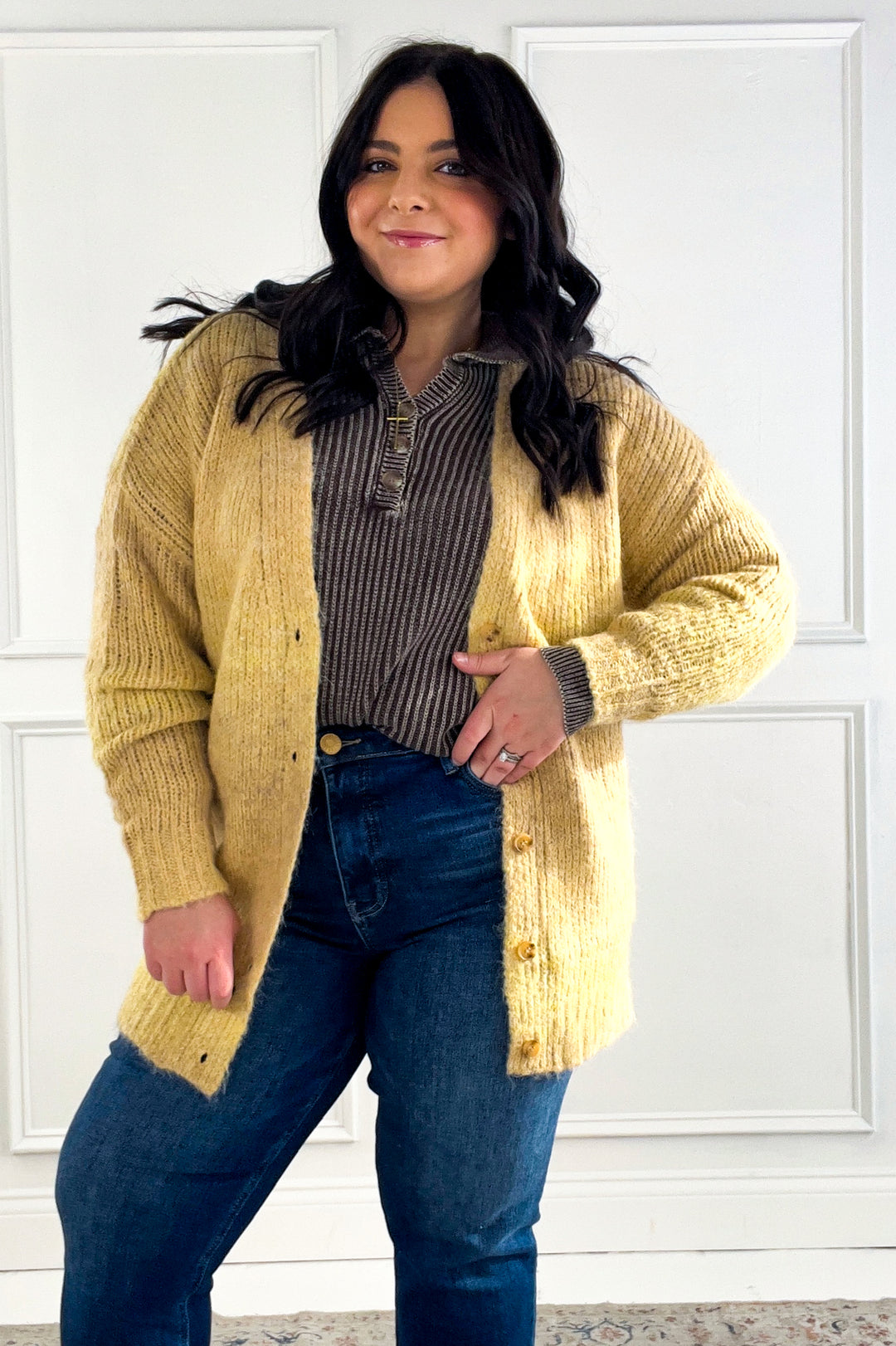 Warm Honey Haze Cardigan