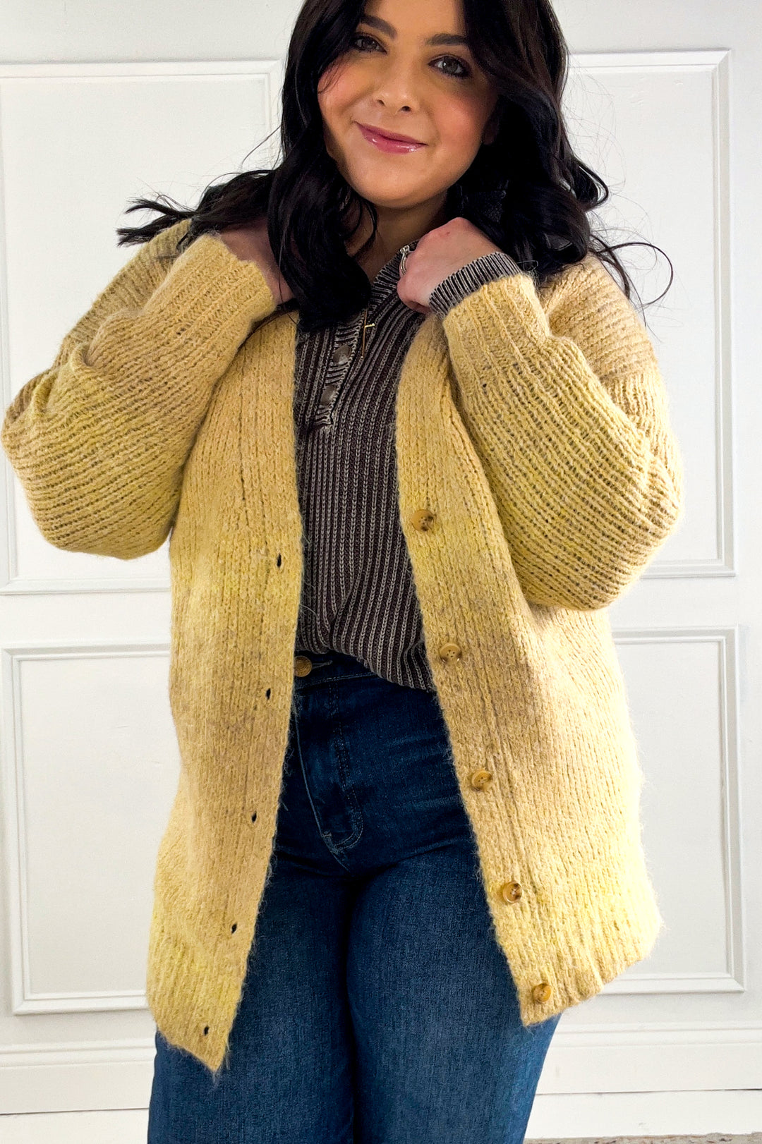 Warm Honey Haze Cardigan