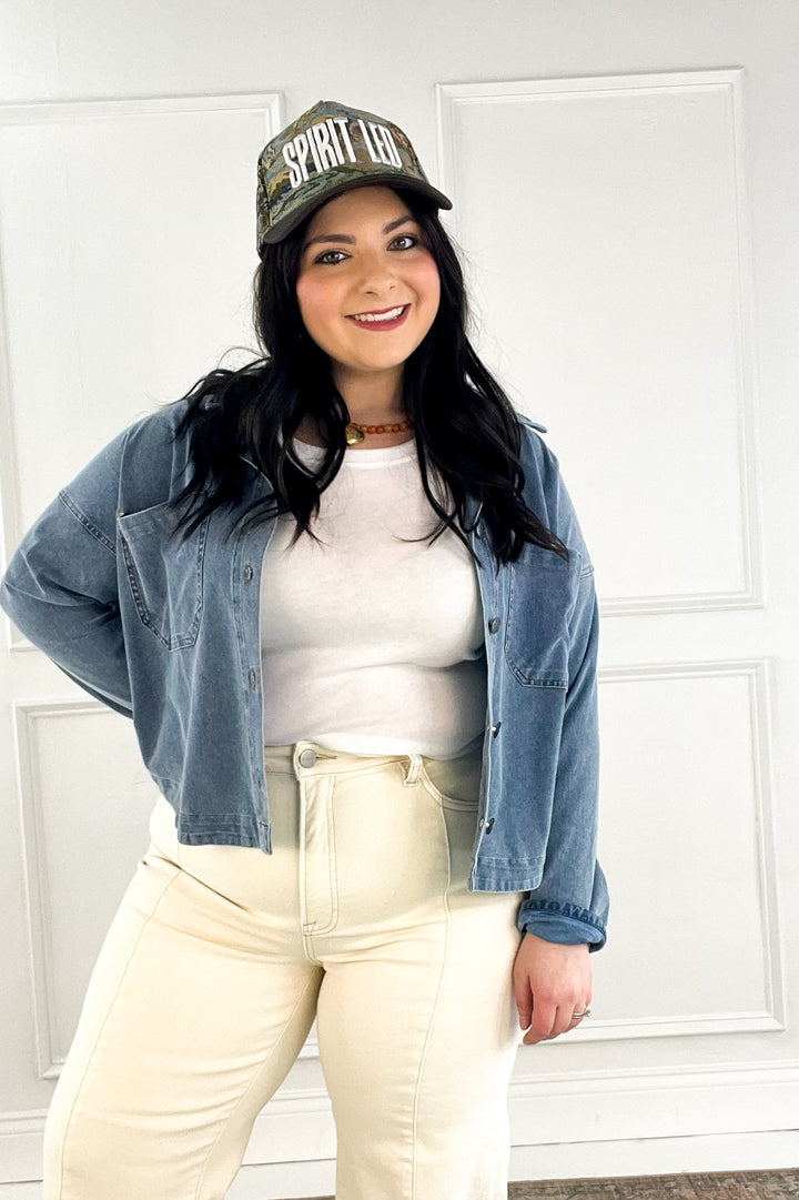 Classic Denim Utility Jacket