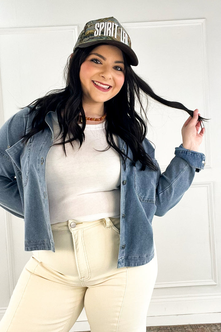 Classic Denim Utility Jacket