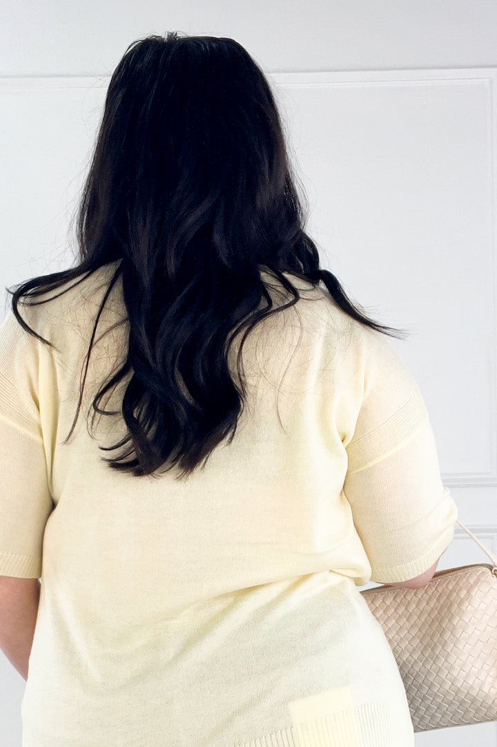 Golden Coast Knit Sweater Top
