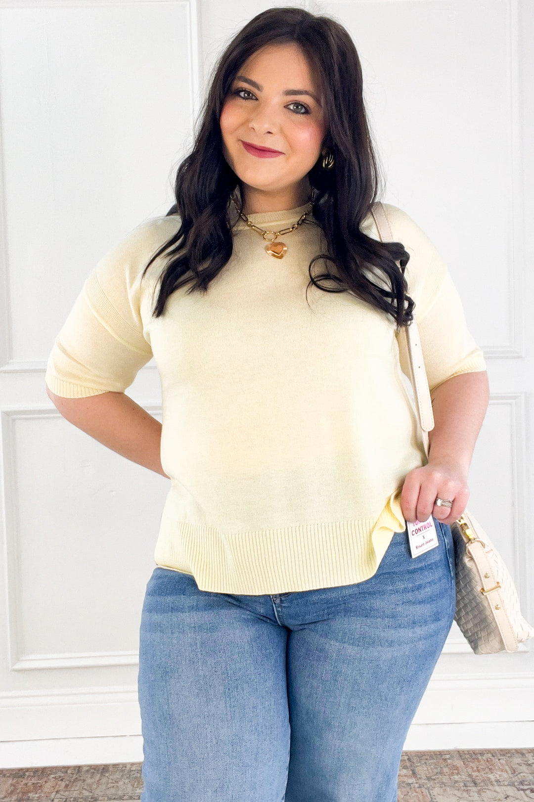 Golden Coast Knit Sweater Top